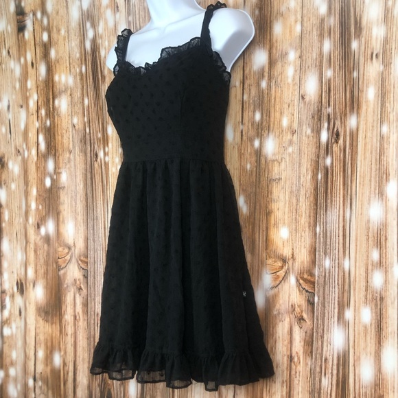 Royal Bones By Tripp Black Flocked Skull Dress - Picture 4 of 14